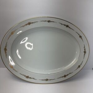 Vintage Goldcourt by Noritake #6843, 16x12x1.5" Oval Serving Platter